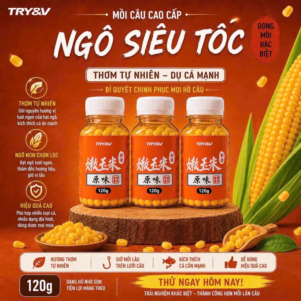 Ngô Ủ Try&V 130gram
