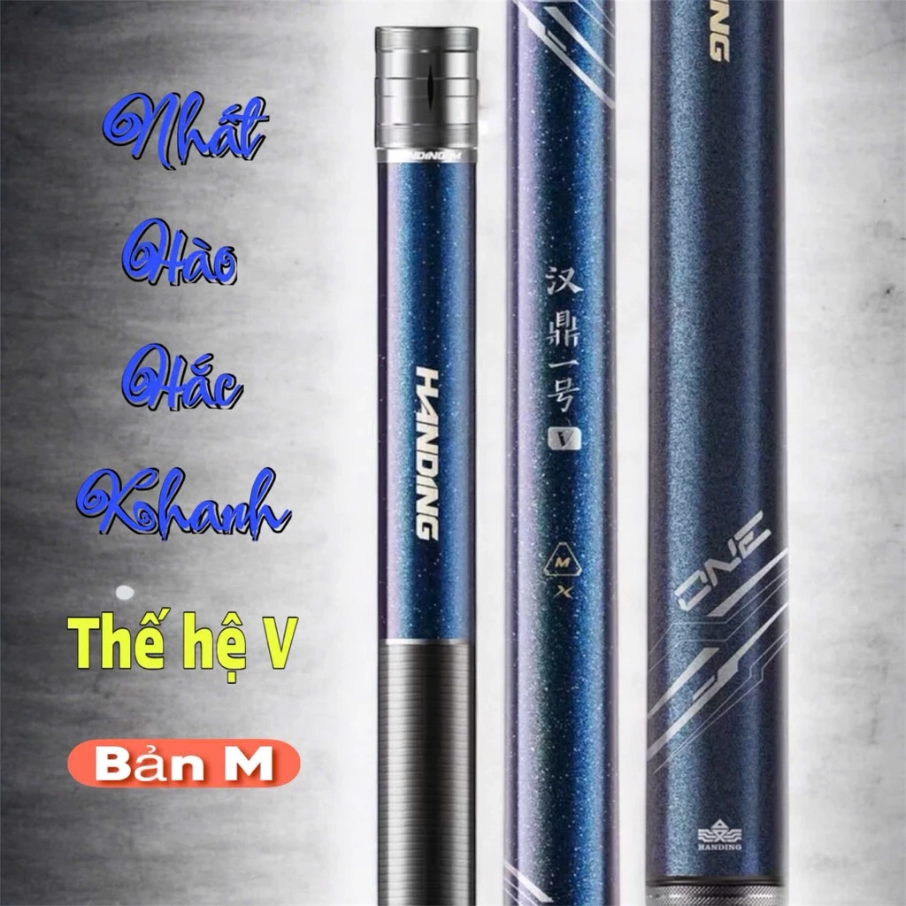 NHẤT HÀO HẮC KHANH THẾ HỆ 5 bản M Tặng Kèm Ngọn Phụ, Tơ Nhện, Trục Tím